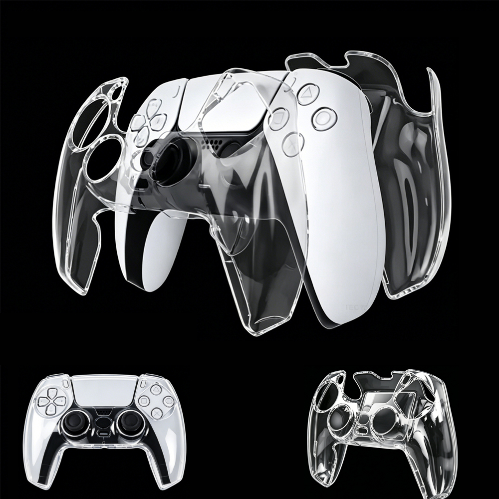 Gaming Accessories Playstation - Casing PC Transparan untuk Pengontrol PS5,
