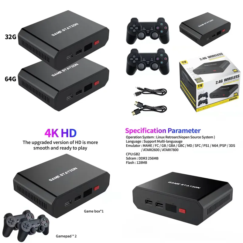 Gaming Accessories Controller - Konsol Video Game M8plus HD Box