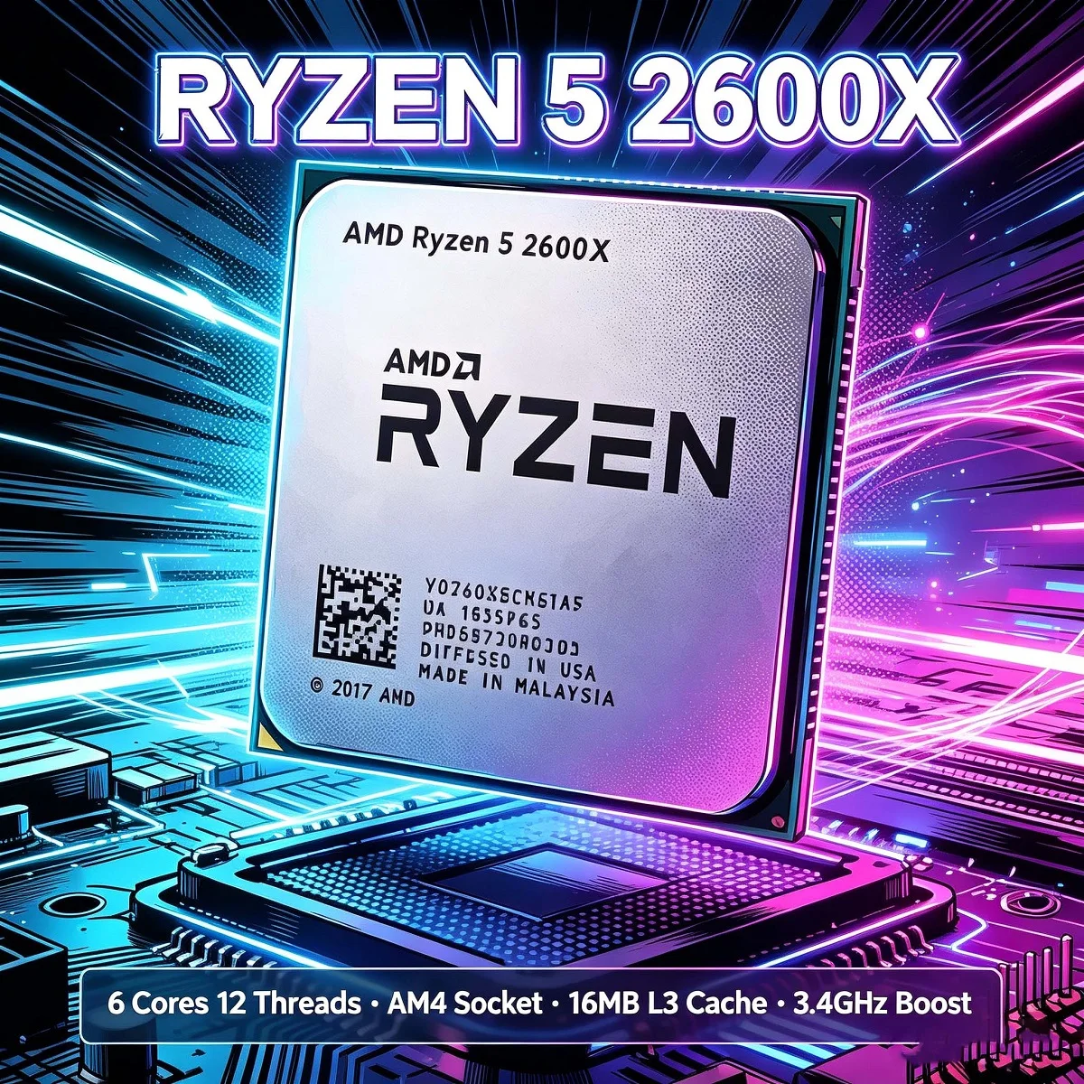 Amd Cpu Ryzen 5 - AMD Ryzen 5 2600X 3.6GHz Prosesor