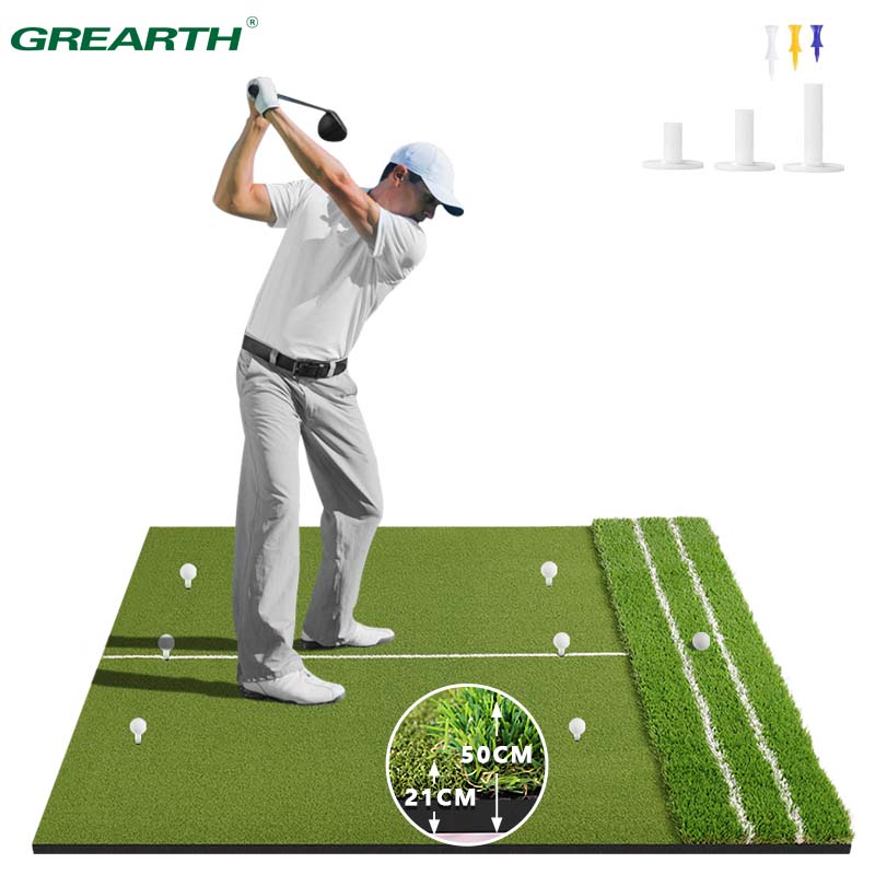 Desk Corner Mat - Mat Golf Premium Dual-Turf: Mat Pemukul
