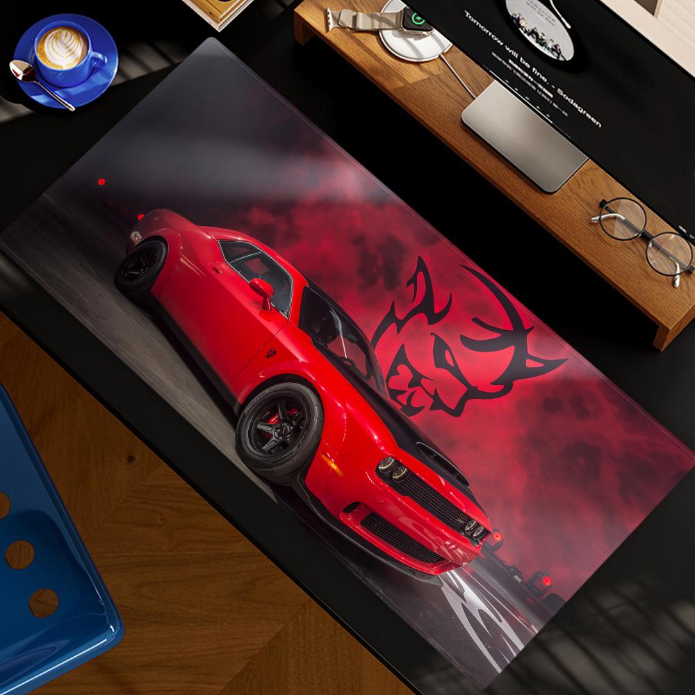 Gaming Home Accessories - D-DodgeS Car Cool Mouse Pad XXL