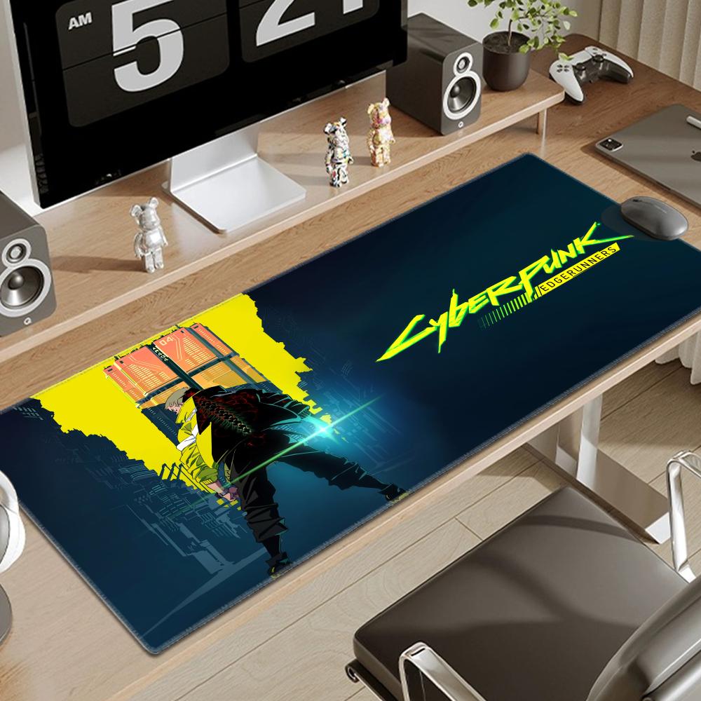 Desk Corner Mat - Wallpaper Baru Cetak HD C_cyberpunk E_edgerunners