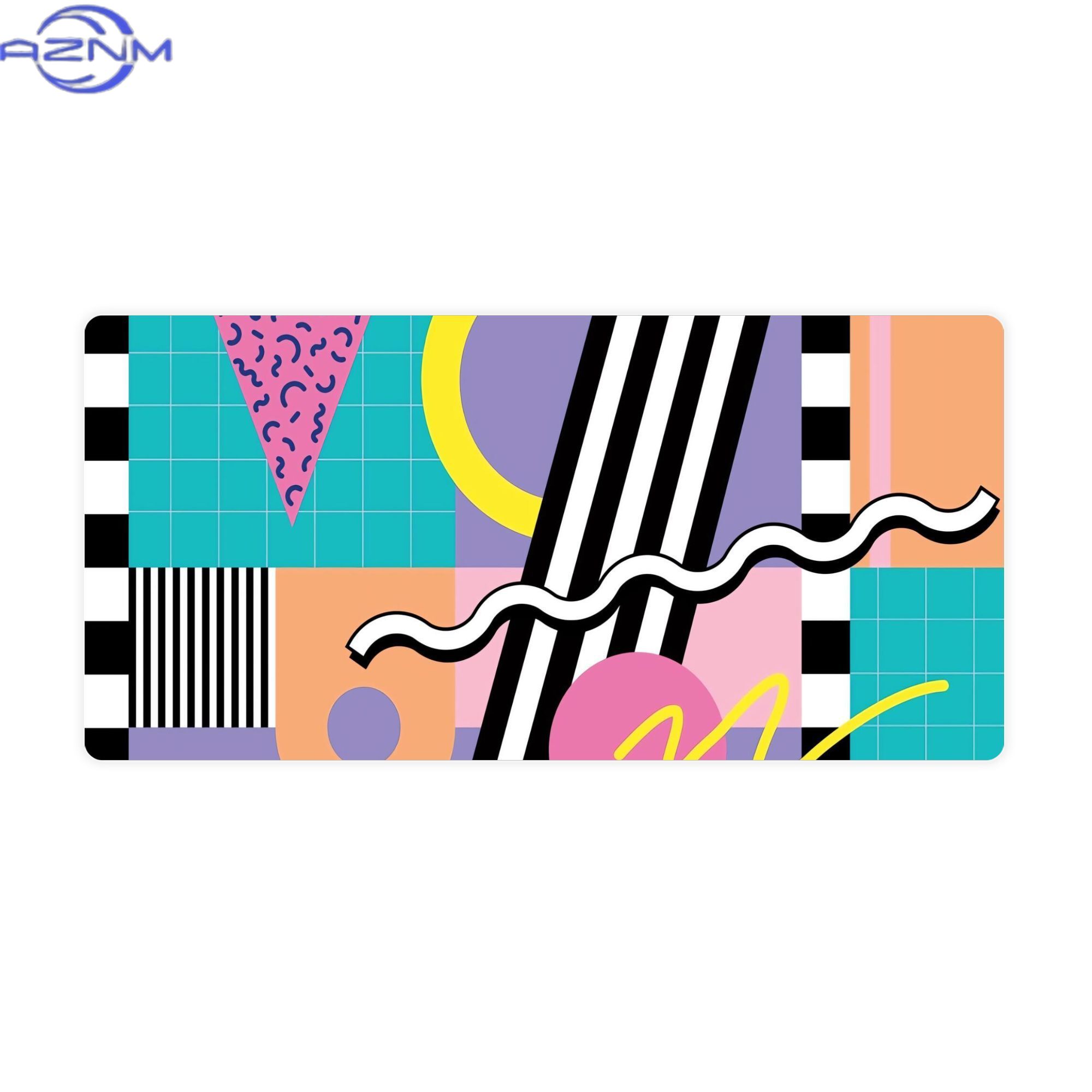 Alas Meja Memphis Pattern 91 9 - Desk Corner Mat ulasan dan harga