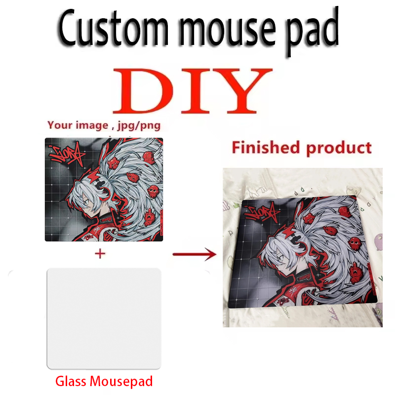 Alas Mouse Kaca Kustom Desain  - Gaming Home Accessories ulasan dan harga