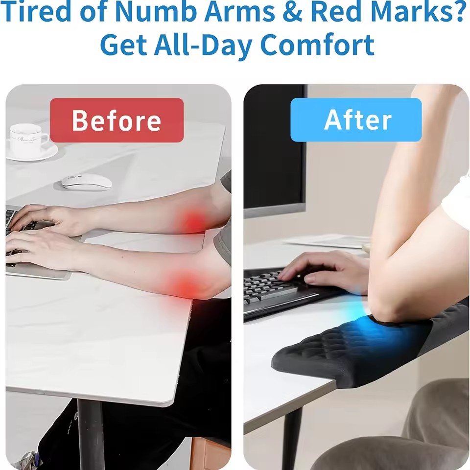 Bantalan Siku Meja Berbentuk L - Desk Corner Mat ulasan dan harga