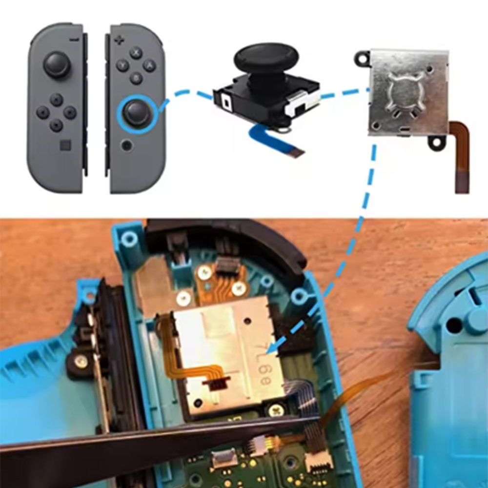 2 Buah untuk Switch 3D Joystic - Japanese Gaming Accessories ulasan dan harga