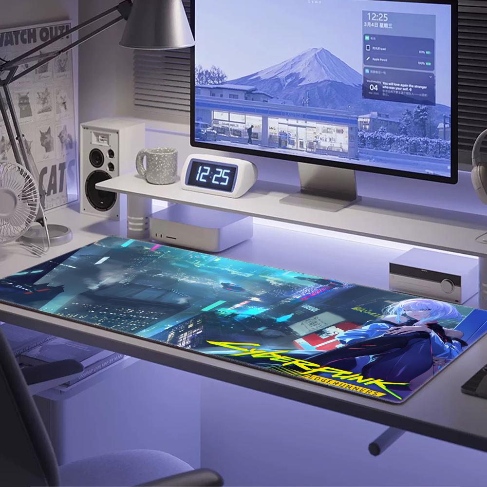 C_cyberpunk Anime E_edgerunner - Desk Corner Mat ulasan dan harga