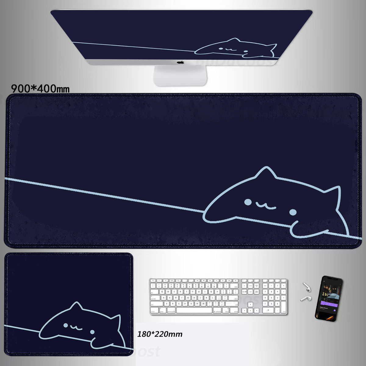 Alas Keyboard Gaming motif HD, - Desk Corner Mat ulasan dan harga