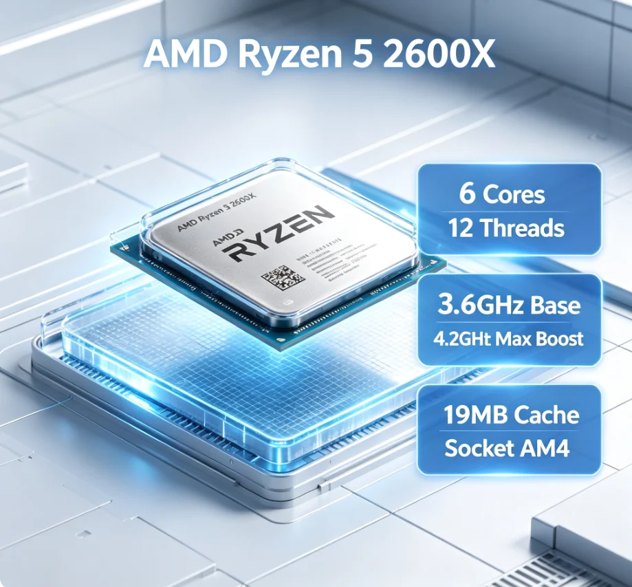 Prosesor Gaming AMD Ryzen 5 26 - Amd Cpu Ryzen 5 ulasan dan harga