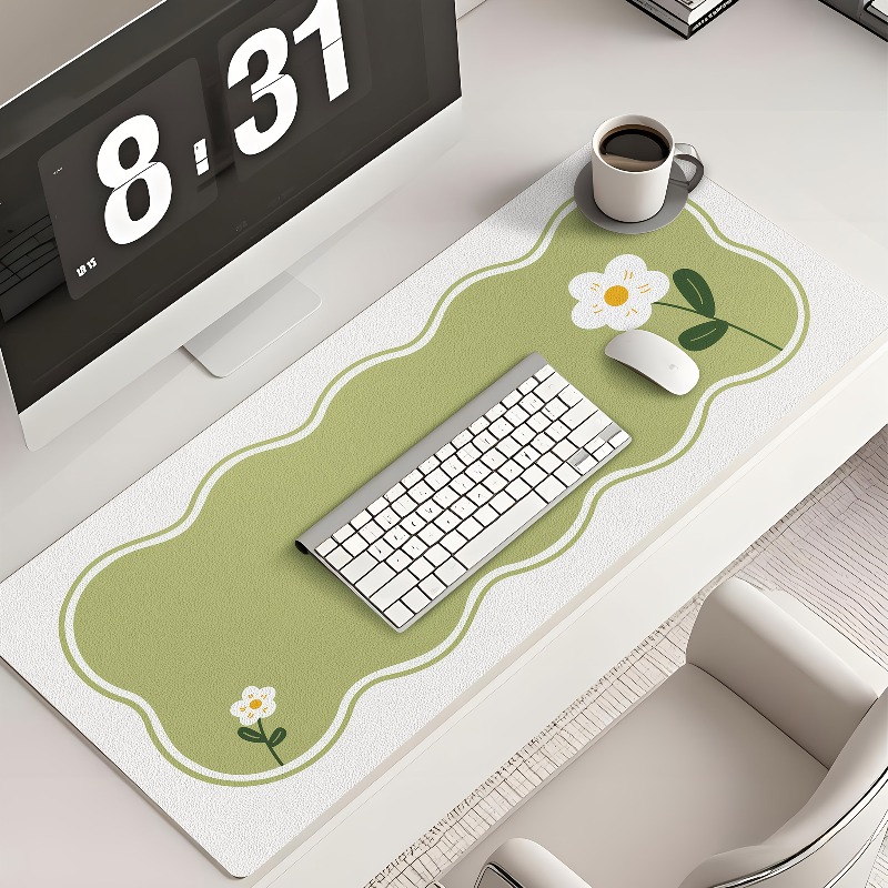 Alas Meja Kulit Sintetis Besar - Desk Corner Mat ulasan dan harga