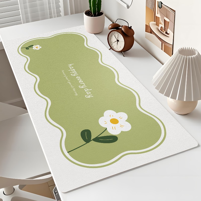 Alas Meja Kulit Sintetis Besar - Desk Corner Mat ulasan dan harga