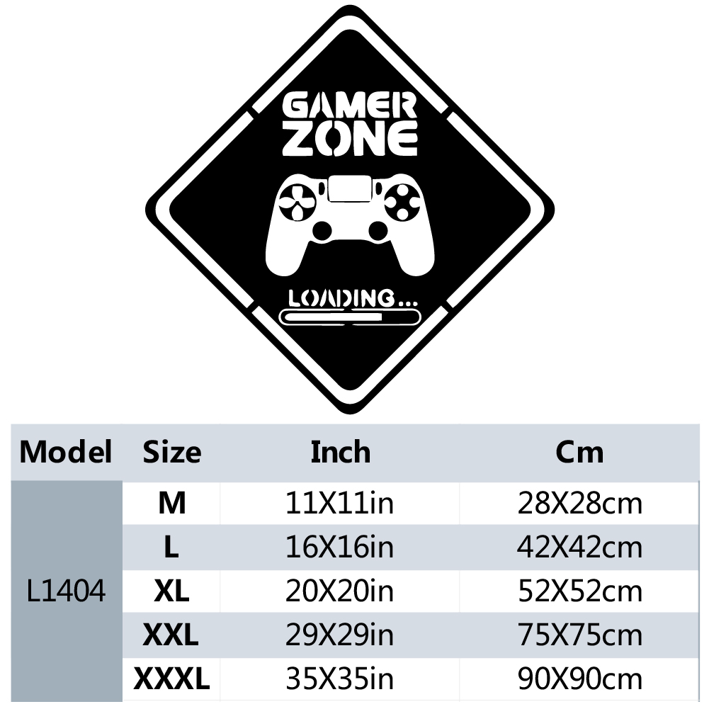 Stiker vinil dinding zona Game - Gaming Home Accessories ulasan dan harga