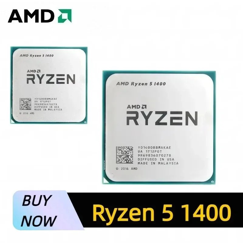 AMD Ryzen 5 1400 100% Baru Asl - Amd Cpu Ryzen 5 ulasan dan harga