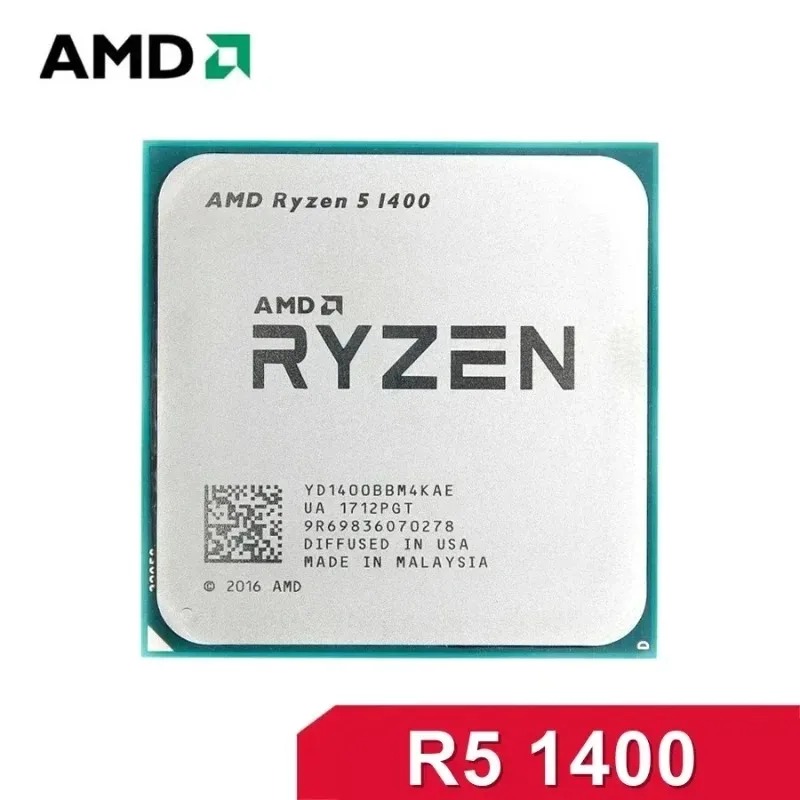 AMD Ryzen 5 1400 100% Baru Asl - Amd Cpu Ryzen 5 ulasan dan harga