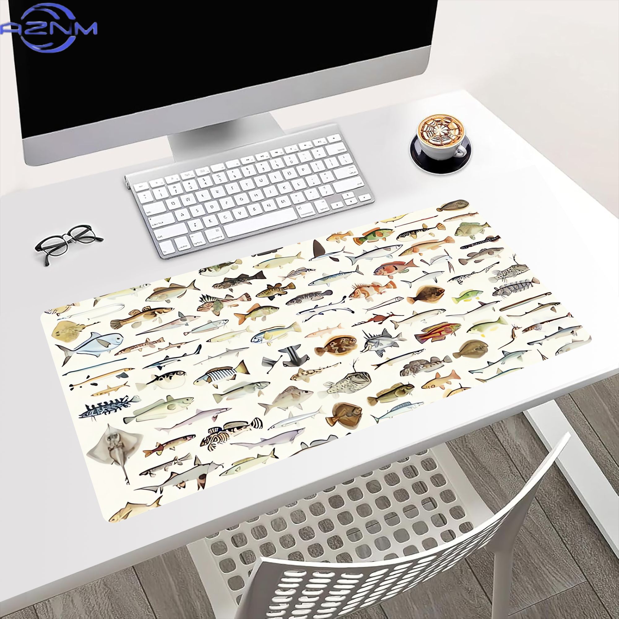 Alas Meja Berbentuk Ikan untuk - Desk Corner Mat ulasan dan harga