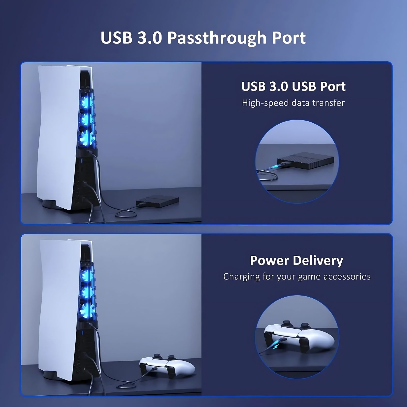 Untuk PS5, Kipas Pendingin unt - Gaming Accessories Playstation ulasan dan harga