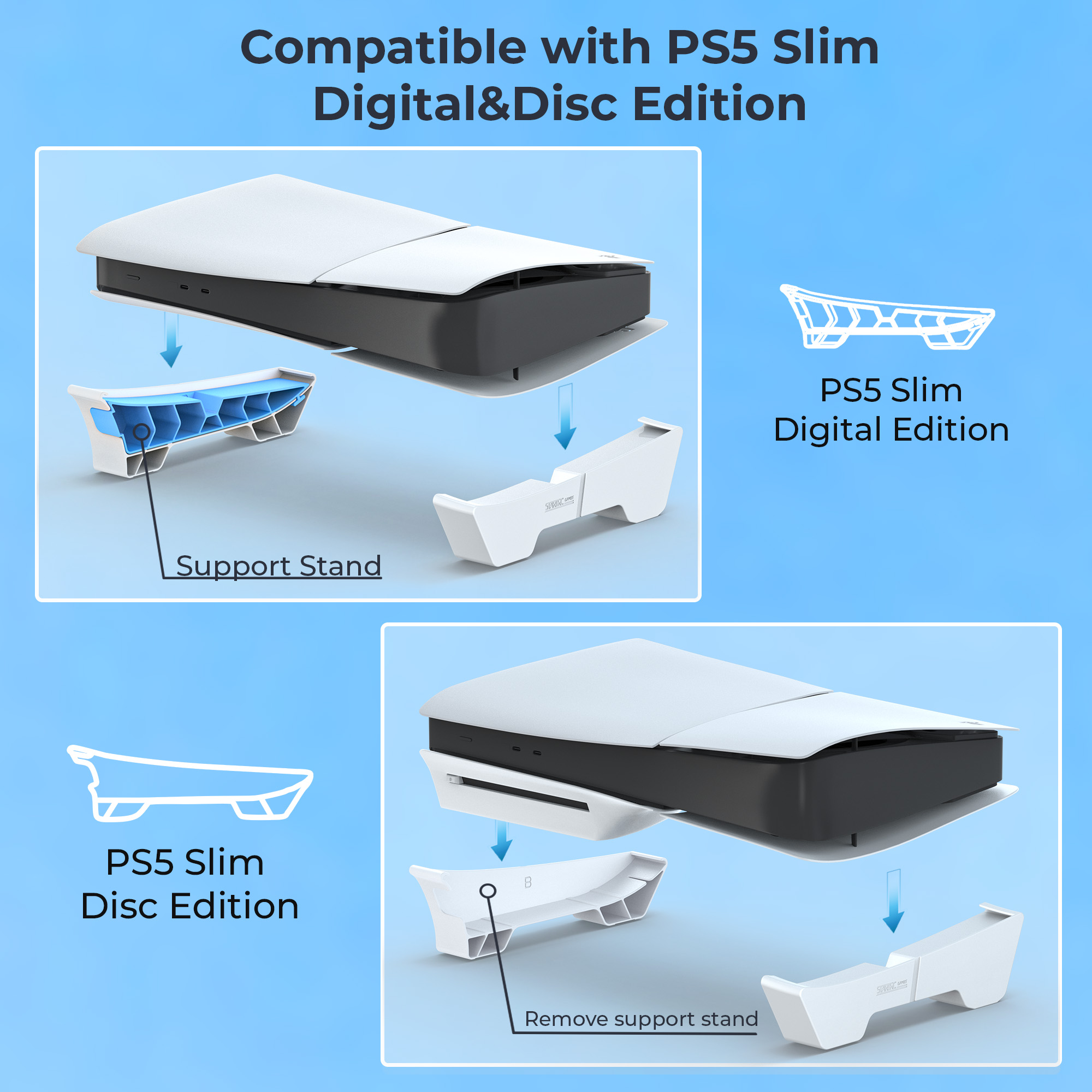 Penyangga Horizontal untuk Kon - Gaming Accessories Playstation ulasan dan harga