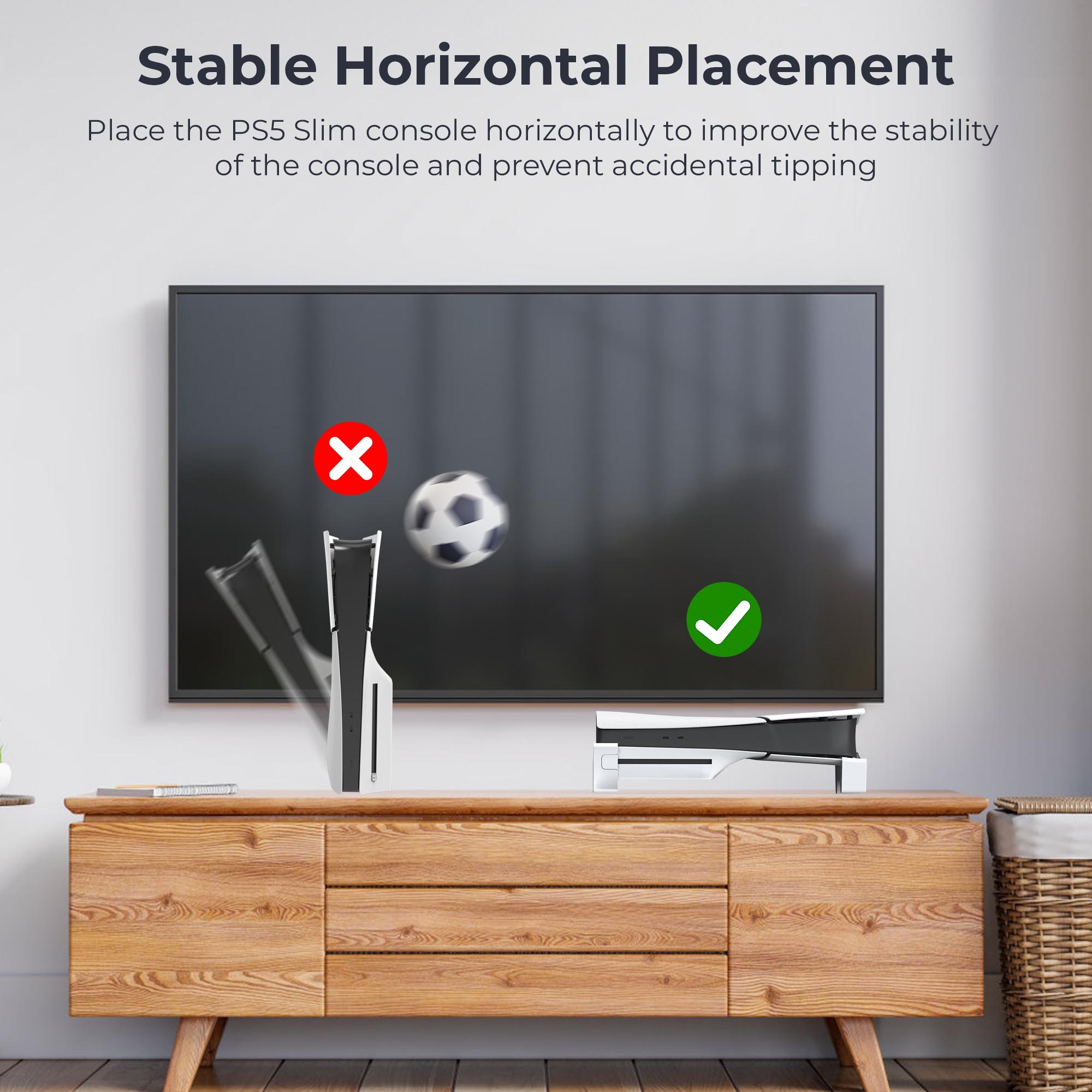 Penyangga Horizontal untuk Kon - Gaming Accessories Playstation ulasan dan harga