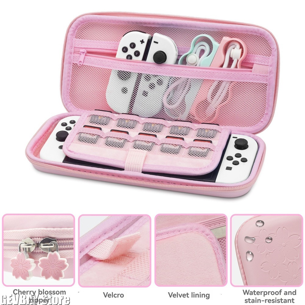 Tas Jinjing Portabel PU Sakura - Japanese Gaming Accessories ulasan dan harga